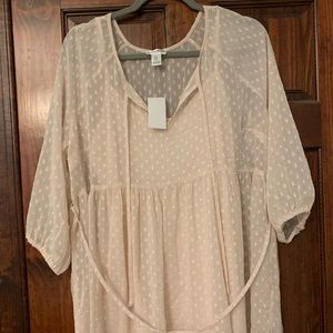 Maternity Blush flowy top